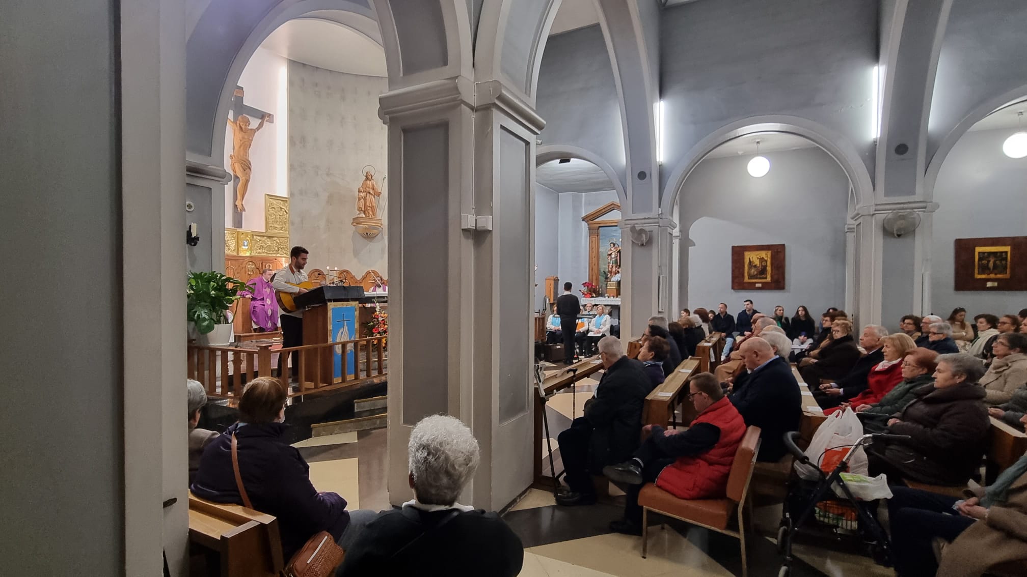 Fotografía tomada durante la recitación del salmo responsorial